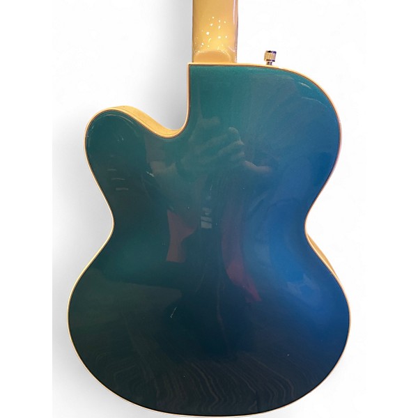 Used Gretsch Guitars G5410T Limited Edition Electromatic Ocean Turquoise/Vintage White Hollow Body Electric Guitar