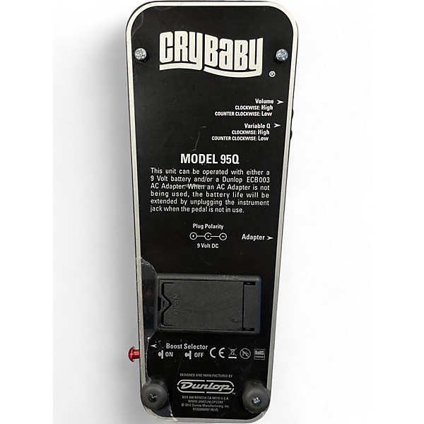 Used Dunlop Crybaby 95Q Pedal