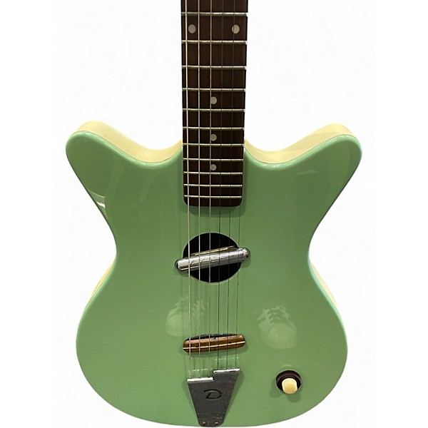 Used Danelectro Convertible Seafoam Green Acoustic Electric Guitar