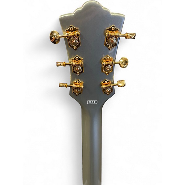 Used Guild Starfire VI Metallic Silver Hollow Body Electric Guitar