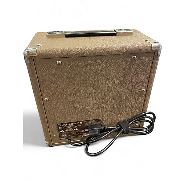 Used Fender Acoustasonic 15 Acoustic Guitar Combo Amp