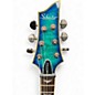 Used Schecter Guitar Research Omen Extreme 6 Blue Solid Body Electric Guitar