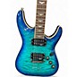 Used Schecter Guitar Research Omen Extreme 6 Blue Solid Body Electric Guitar