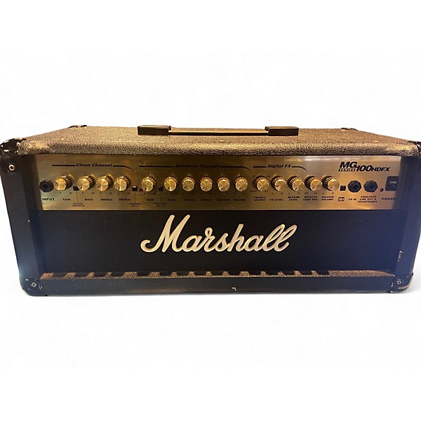 Used Marshall MG100HDFX 100W Solid State Guitar Amp Head