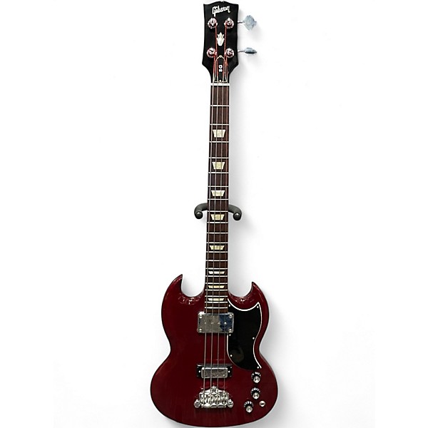 Used Gibson SG Standard Bass Cherry Electric Bass Guitar