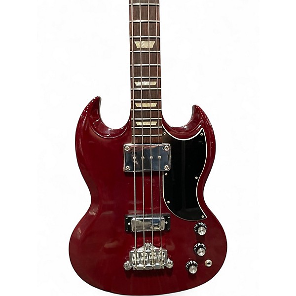Used Gibson SG Standard Bass Cherry Electric Bass Guitar