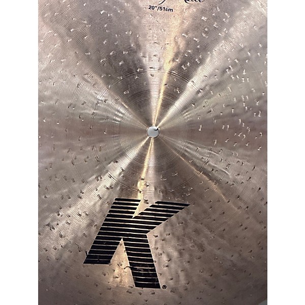 Used Zildjian 20in K Custom Flat Top Ride Cymbal