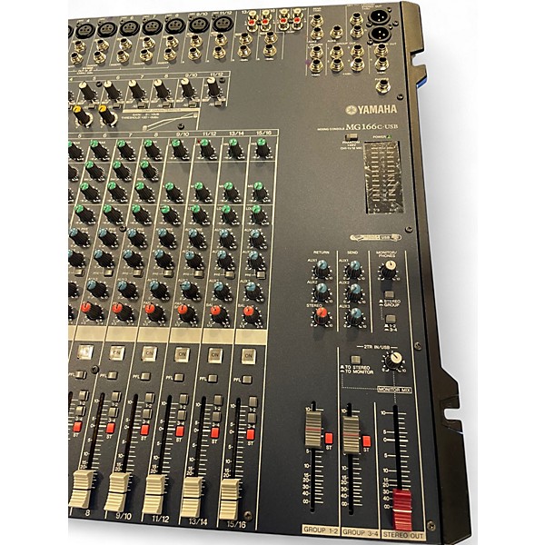 Used Yamaha MG166CXUSB Unpowered Mixer