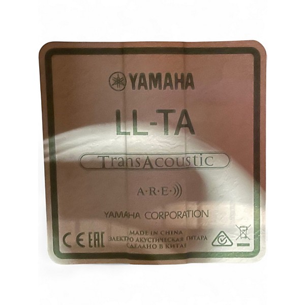 Used Yamaha LLTA Natural Acoustic Electric Guitar