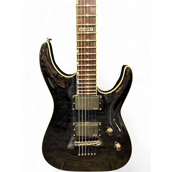 Used ESP MH350NT Trans Black Solid Body Electric Guitar