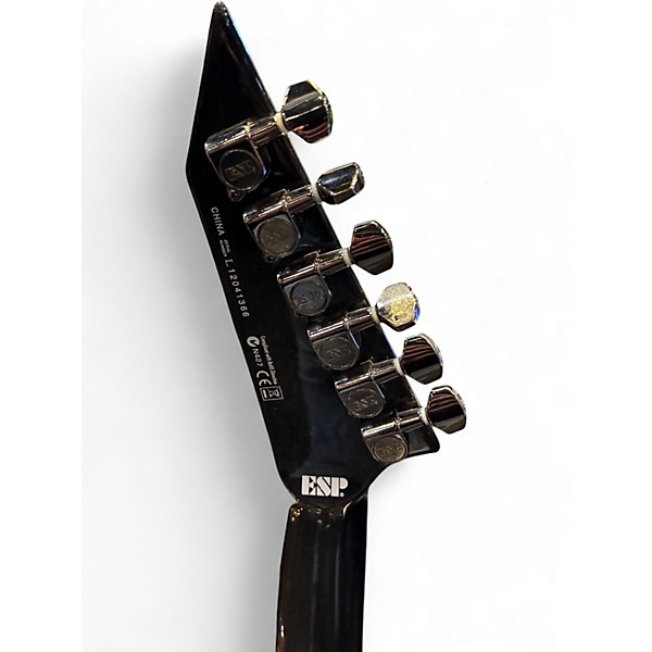 Used ESP MH350NT Trans Black Solid Body Electric Guitar