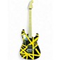Used EVH Striped Series Black and Yellow Solid Body Electric Guitar thumbnail