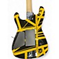 Used EVH Striped Series Black and Yellow Solid Body Electric Guitar