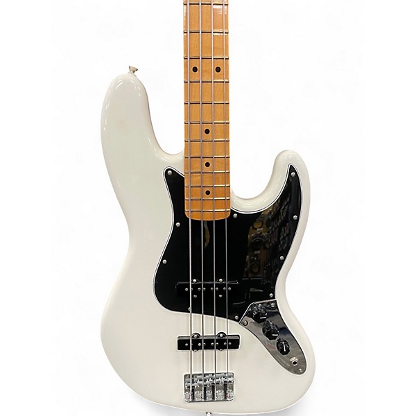 Used Fender Player II Jazz Bass Polar White Electric Bass Guitar