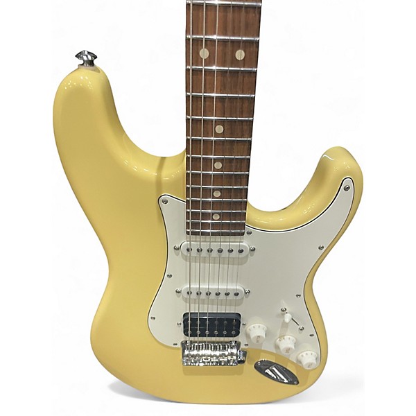 Used Suhr Classic S HSS Vintage Yellow Solid Body Electric Guitar