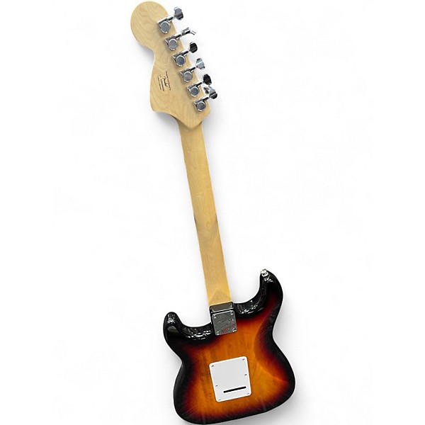 Used Squier Affinity Stratocaster 2 Tone Sunburst Solid Body Electric Guitar
