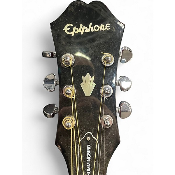 Used Epiphone Hummingbird BURST Acoustic Guitar