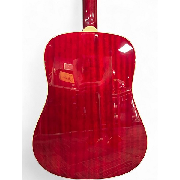 Used Epiphone Hummingbird BURST Acoustic Guitar