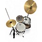 Used Rogue 5 Piece JUNIOR KICKER Silver Drum Kit thumbnail