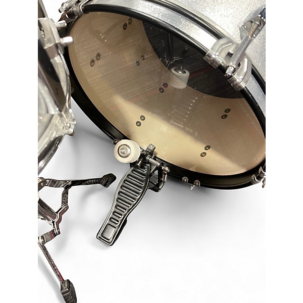 Used Rogue 5 Piece JUNIOR KICKER Silver Drum Kit