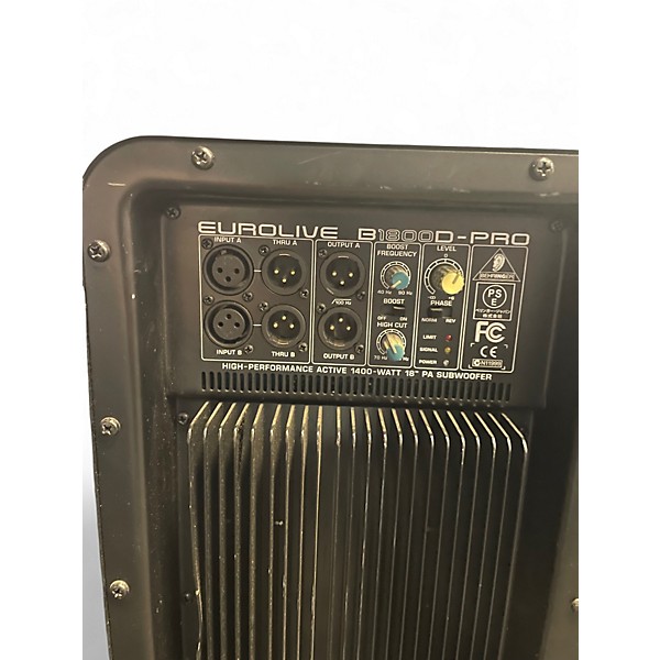 Used Behringer 1800D Powered Subwoofer