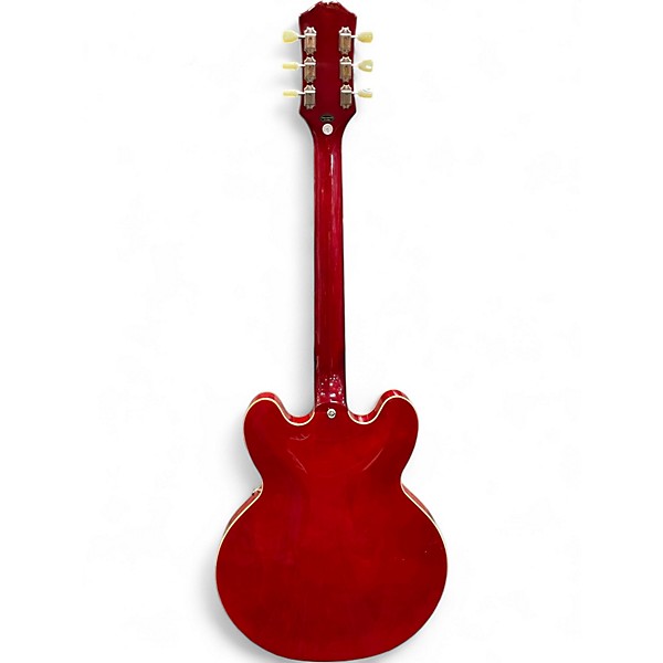 Used Epiphone ES335IG Crimson Red Trans Hollow Body Electric Guitar