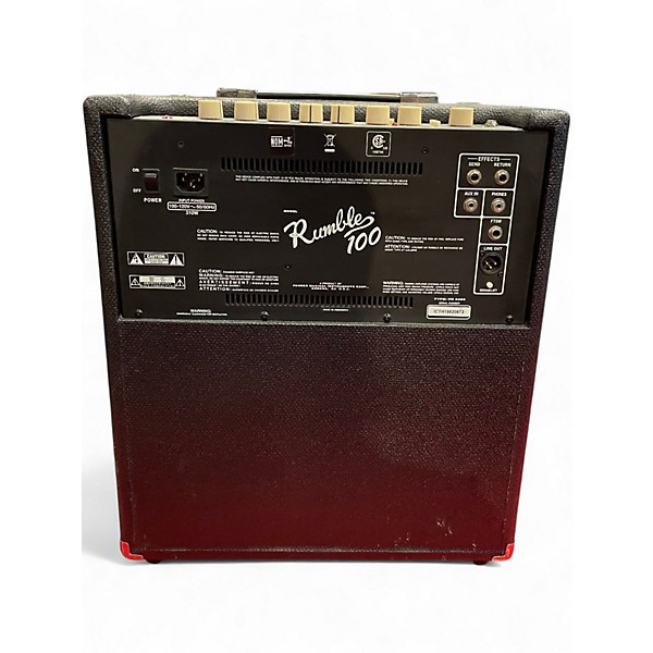 Used Fender RUMBLE 100 1X12 Bass Combo Amp