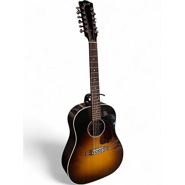 Used 2023 Gibson J45 Standard 12 String Vintage Sunburst 12 String Acoustic Electric Guitar