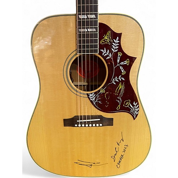 Used 2022 Gibson Hummingbird Original Antique Natural Acoustic Electric Guitar
