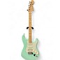 Used 2021 Fender American Performer Stratocaster HSS Satin Surf Green Solid Body Electric Guitar thumbnail