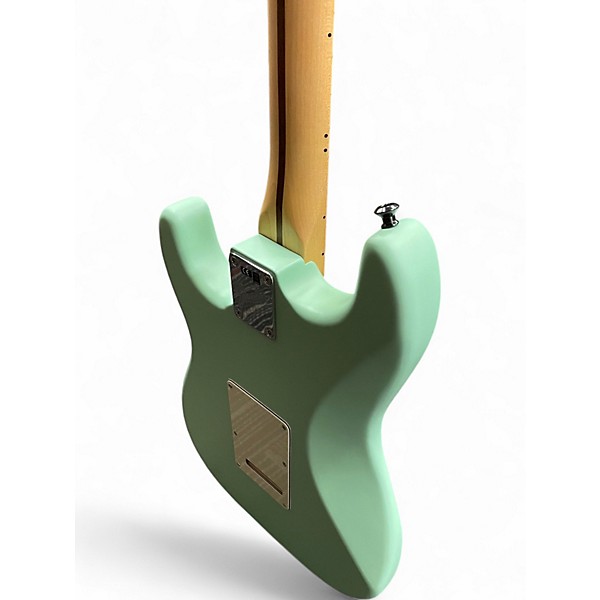 Used 2021 Fender American Performer Stratocaster HSS Satin Surf Green Solid Body Electric Guitar