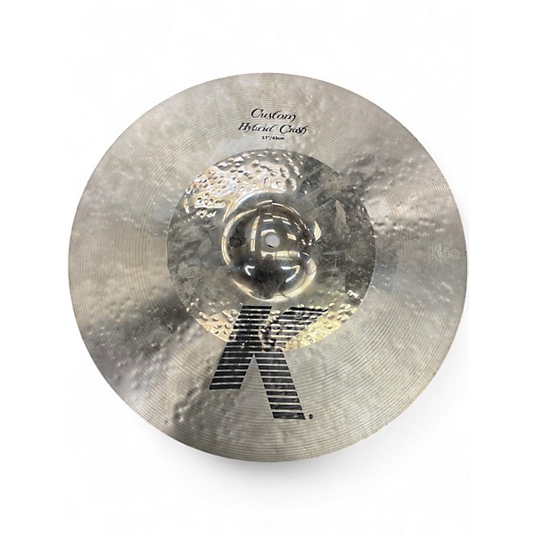Used Zildjian 17in K Custom Hybrid Crash Cymbal