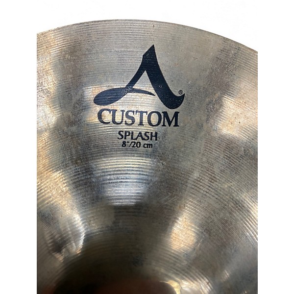Used Zildjian 8in A Custom Splash Cymbal