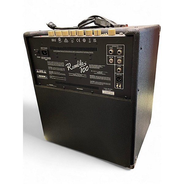 Used Fender Rumble 100 1x15 100W Bass Combo Amp