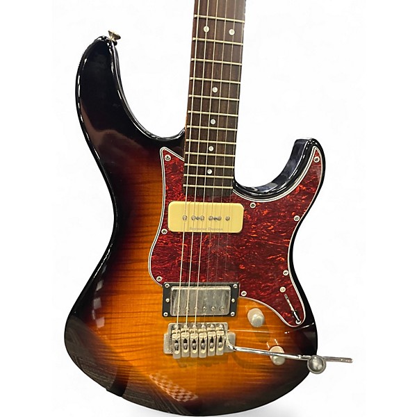 Used Yamaha PAC611VFM Sunburst Solid Body Electric Guitar