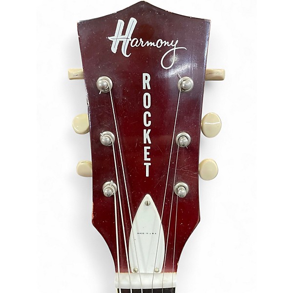 Used Harmony ROCKET RED Hollow Body Electric Guitar