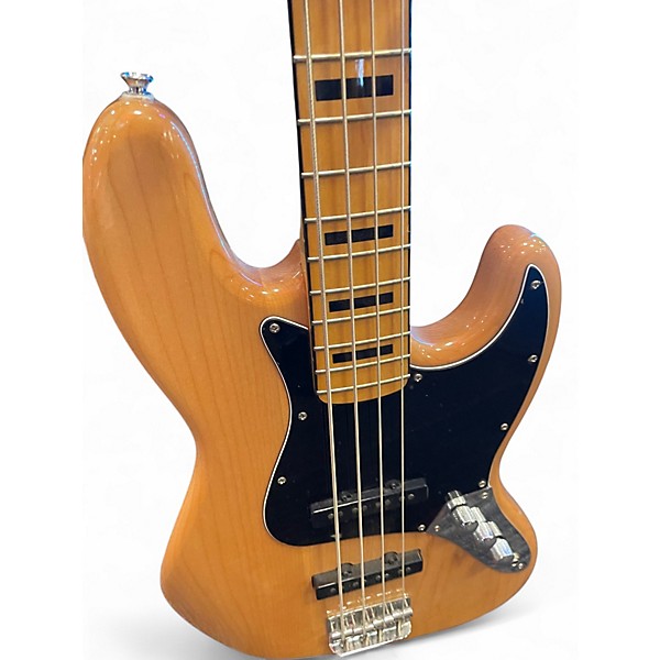 Used Squier Classic Vibe 70s Jazz Bass Natural Electric Bass Guitar