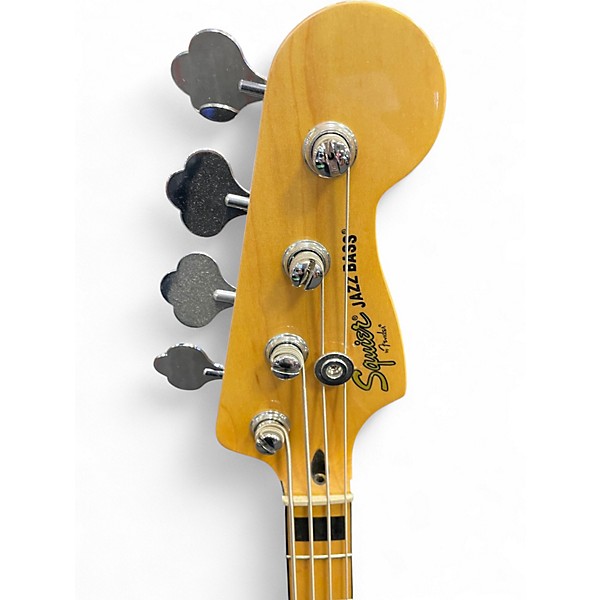 Used Squier Classic Vibe 70s Jazz Bass Natural Electric Bass Guitar