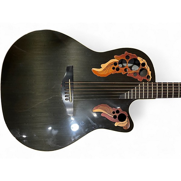 Used Ovation Adamas  Faded Gray Acoustic Guitar