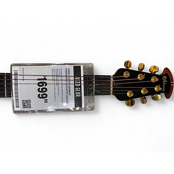 Used Ovation Adamas  Faded Gray Acoustic Guitar