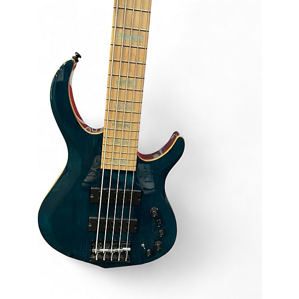 Used Sire Marcus Miller M2 5 String Trans Blue Electric Bass Guitar