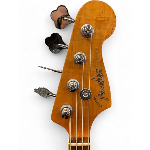 Used Fender Kingman Bass SCE 3 Tone Sunburst Acoustic Bass Guitar