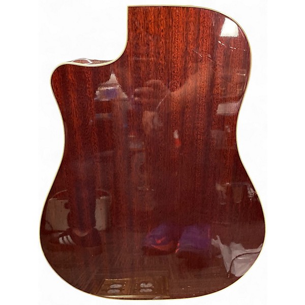 Used Fender Kingman Bass SCE 3 Tone Sunburst Acoustic Bass Guitar
