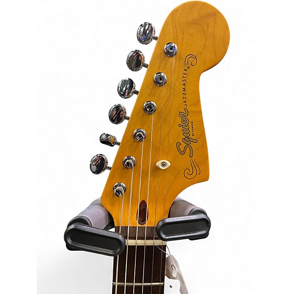 Used 2022 Squier J Mascis Jazzmaster Olympic White Solid Body Electric Guitar