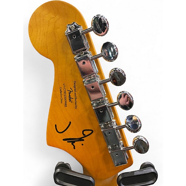 Used 2022 Squier J Mascis Jazzmaster Olympic White Solid Body Electric Guitar