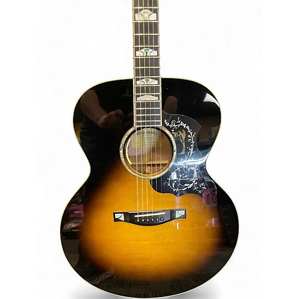 Used Eastman AC630 Sunburst Acoustic Electric Guitar