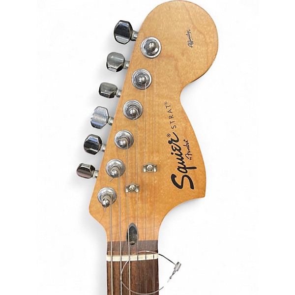 Used Squier Stratocaster HSS Candy Apple Red Solid Body Electric Guitar