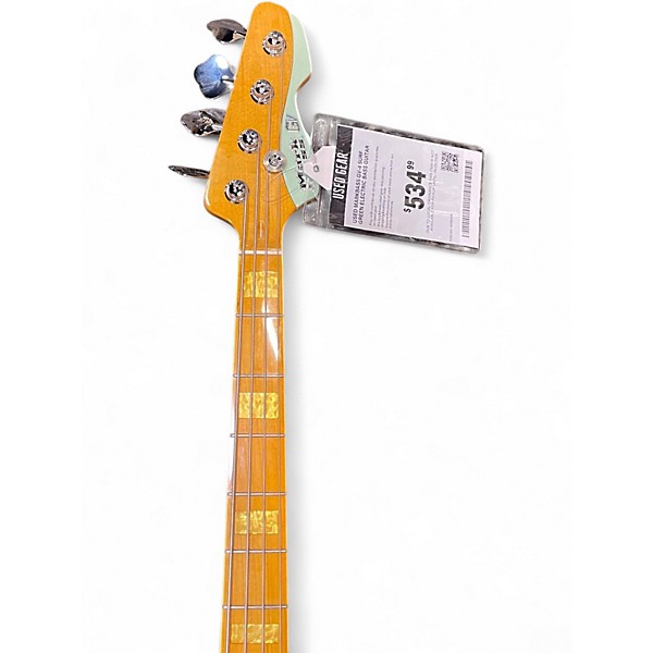 Used Markbass GV-4 Surf Green Electric Bass Guitar