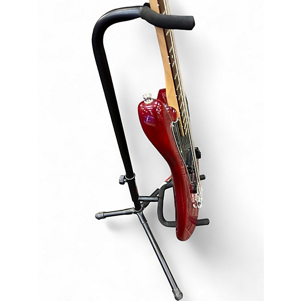 Used Squier Vintage Modified Jaguar Bass RED Electric Bass Guitar
