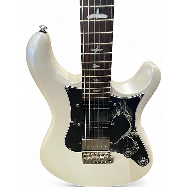 Used PRS se studio white Solid Body Electric Guitar